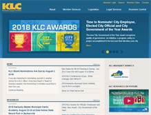 Tablet Screenshot of klc.org